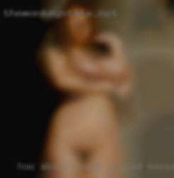 How about woman a good massage with first from Wausau..
